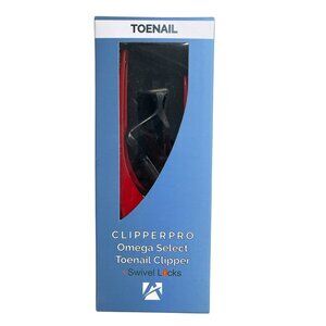 Azurro Clipperpro Omega Select Toe Nail Clipper Red Swivel Lock
